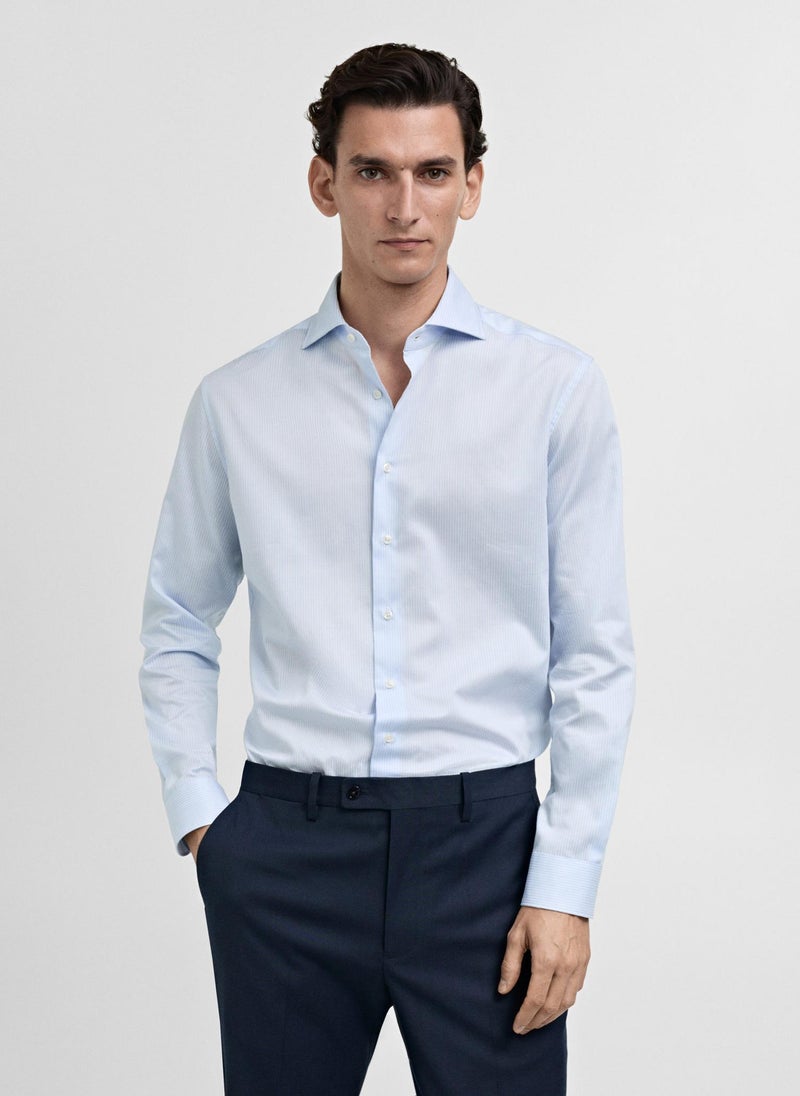 Mango Man Casual Slim Fit Suit Shirt  - Image 1