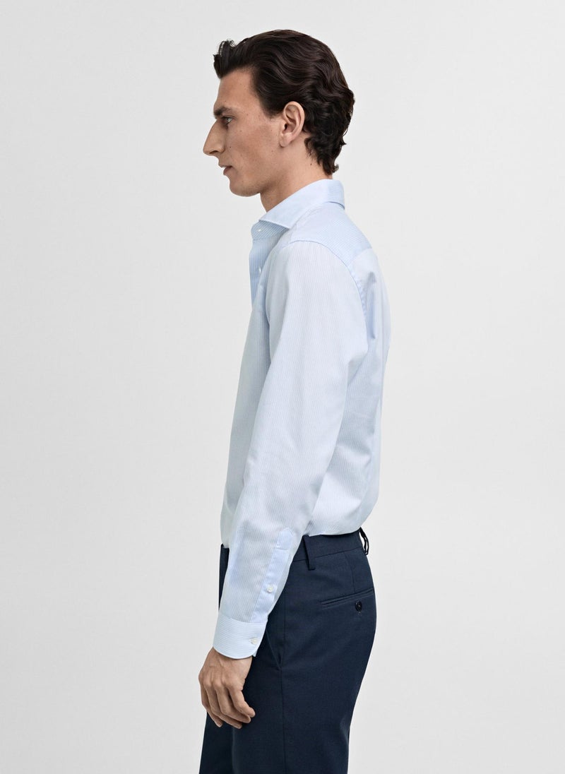 Mango Man Casual Slim Fit Suit Shirt  - Image 3