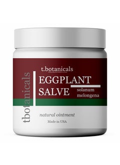 t.botanicals Eggplant Salve, Herbal Salve with Eggplant Extract, Skin Ointment, Eggplant Cream, Skin Cell Health Support, Skin Relief (2 oz) 