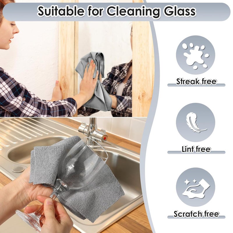 LifeisLuck 65 Pack of Microfiber Cloths in a Roll 10 x 10 Reusable Washable Cleaning Rag Tear Away Towels for Auto House Garage Dust Kitchen Bathroom LintFree Not Scratch Cleaning Supplies - Image 5