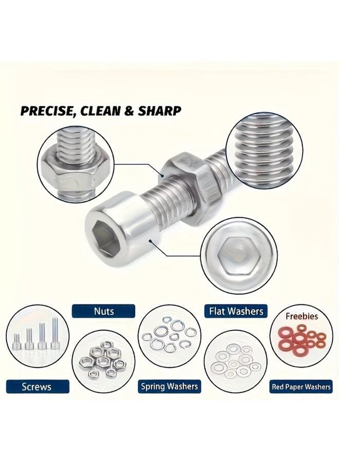 50pcs Hexagon Screws Durable Stainless Steel for Bicycle Frame Mountain Bike Kettle Holder - Image 4