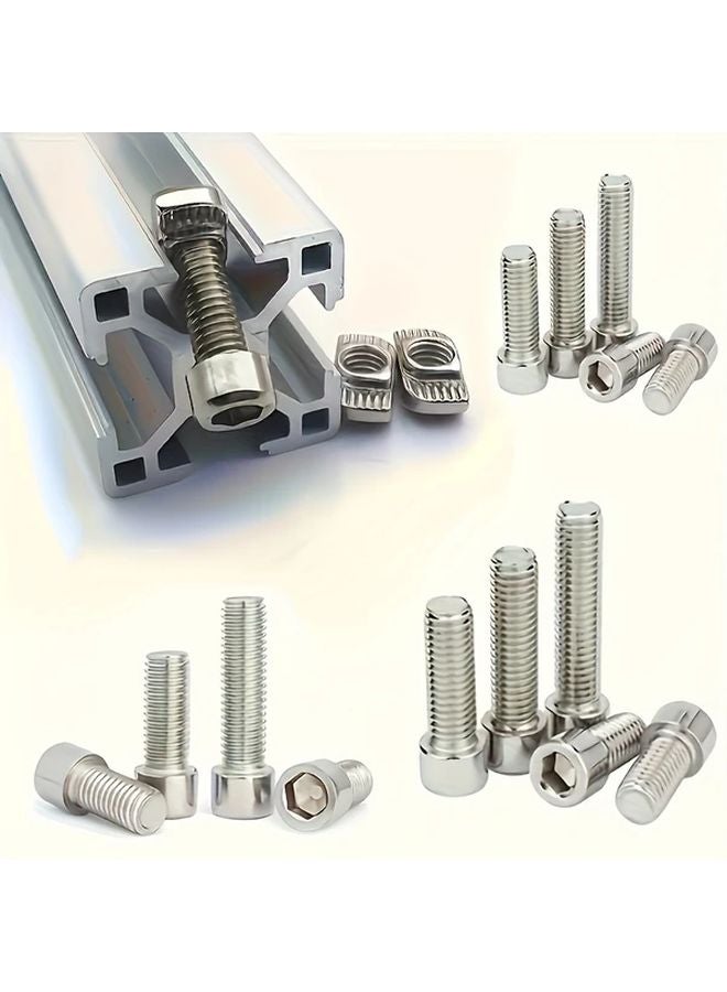 50pcs Hexagon Screws Durable Stainless Steel for Bicycle Frame Mountain Bike Kettle Holder - Image 2