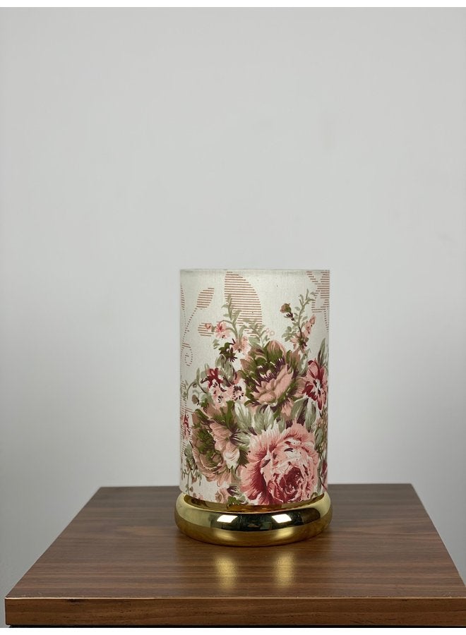 تبس هوم لمب مصباح طاولة بتصميم زهور - Image 1