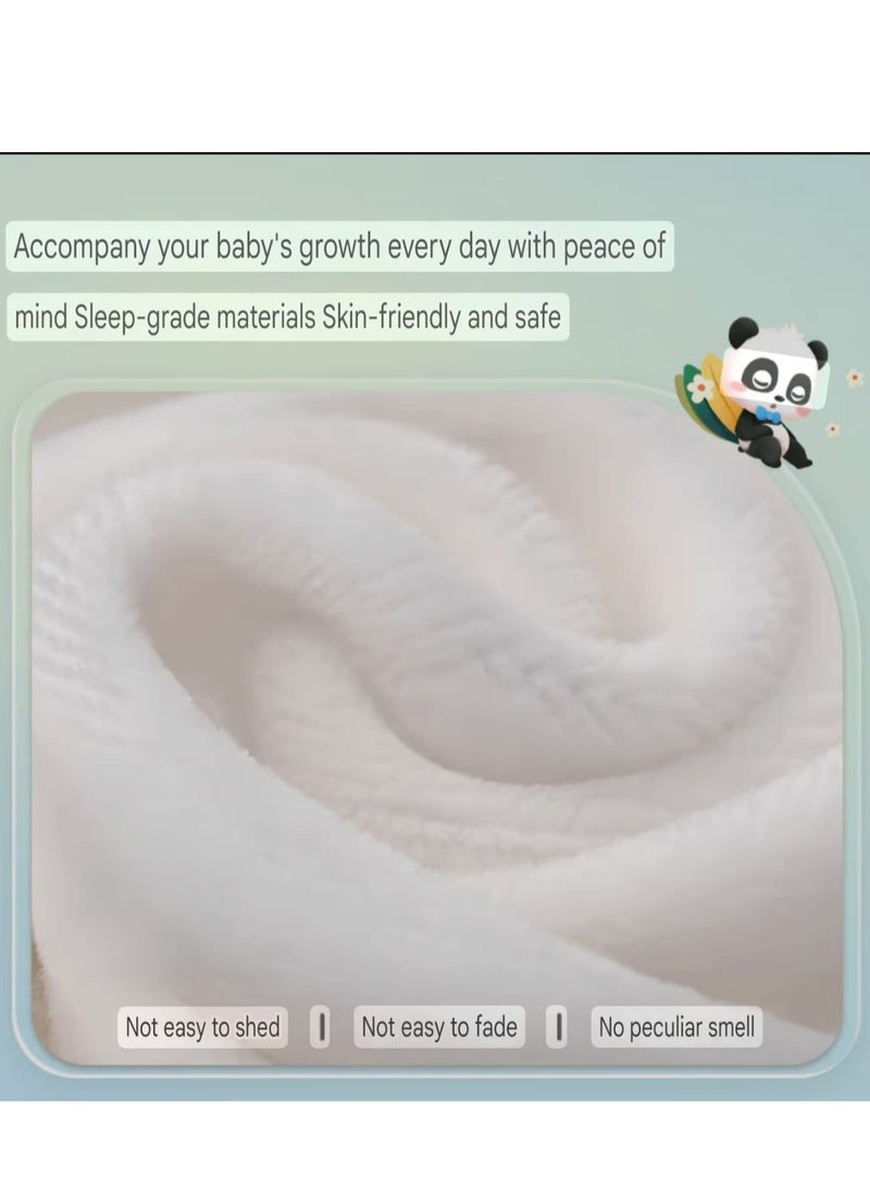 babybus - Babybus Baby Bath Toy, Pandakiki Cute Plush Standing Baby Plush, Children's Toys, Boys and Girls, Birthday Gifts, Anime Goods, Original Day, School Entrance Celebration Toys Wonderful Family Dolls for 0-3 Years Old, Qiqiqi Miao Plush Soothing Sleeping Doll, 20cm Sitting Qiqi Plush Toy - Image 1