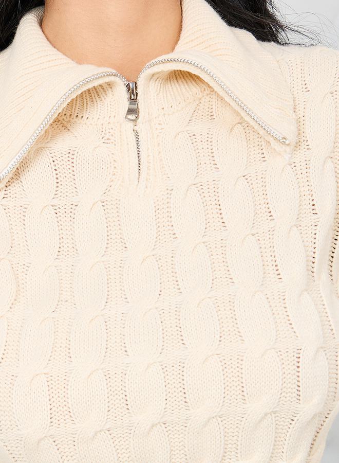 Styli Cable Knit Dress  - Image 3