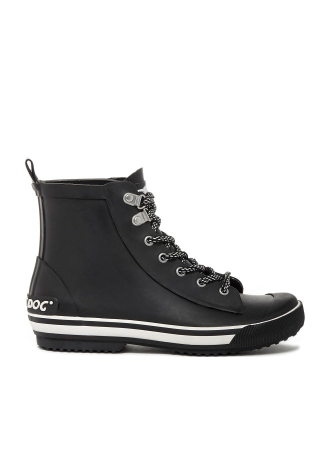 Rocket Dog Women's Rainy Rubber Rain Boot, Black, 9 M US - Image 1