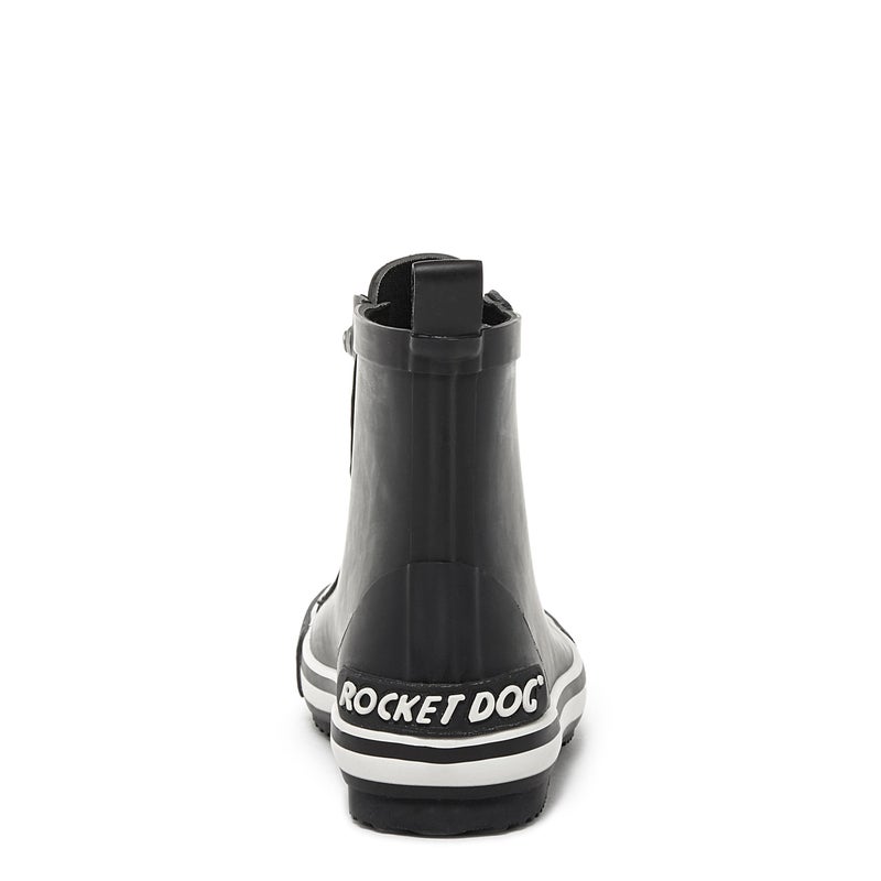 Rocket Dog Women's Rainy Rubber Rain Boot, Black, 9 M US - Image 3