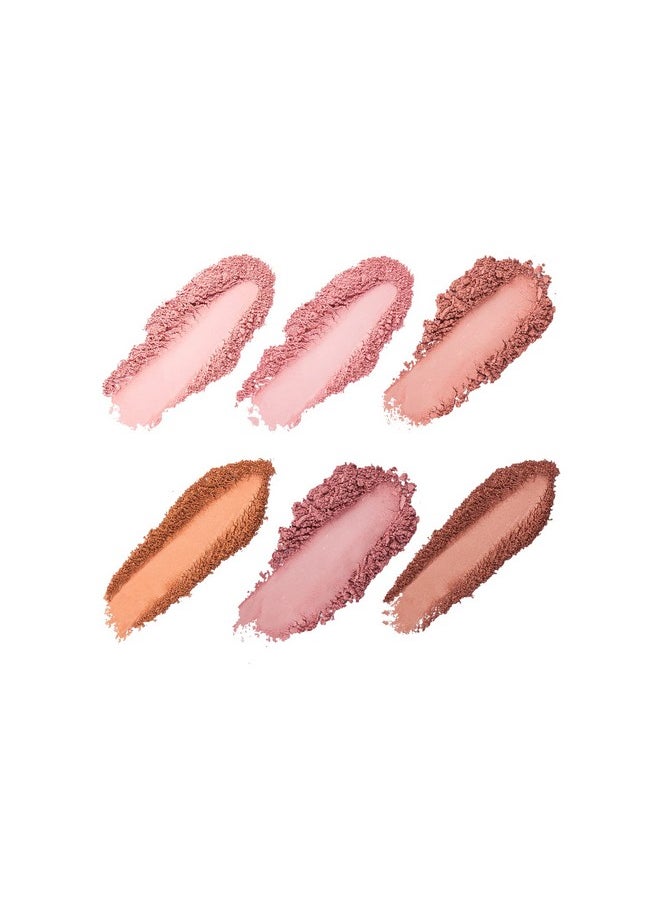 Sigma Beauty - Blush Palette Matte And Shimmer Blush Palette With 6 Hues Vegan, Buttery Soft Pressed Powder Blush Compact - Image 1