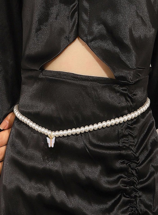 Sorellaz Womens Imitation Pearl Butterfly Waist Chain: Pack of 1 (SR/JEW-AC3) - Image 2