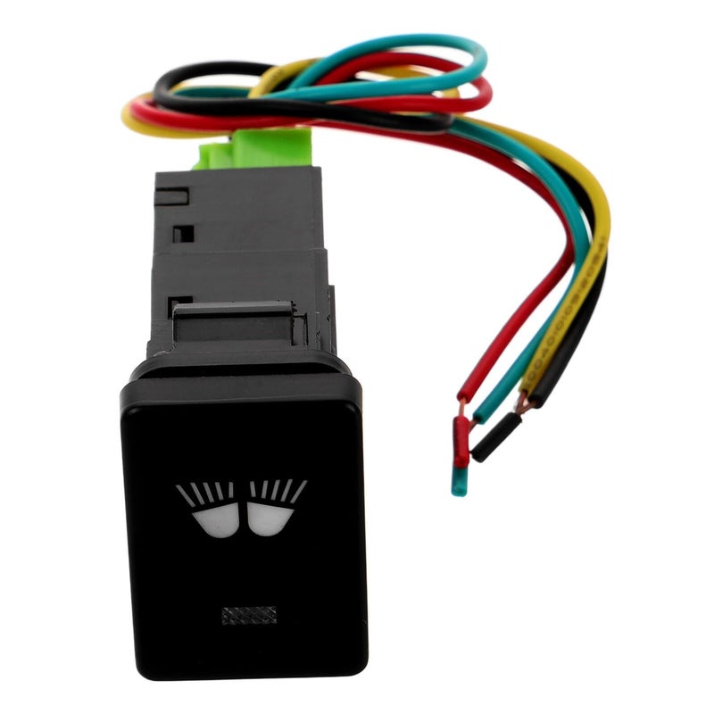 White LED On Off Car Light Switch Push Button Automotive Rocker Switch Replacement - Image 2