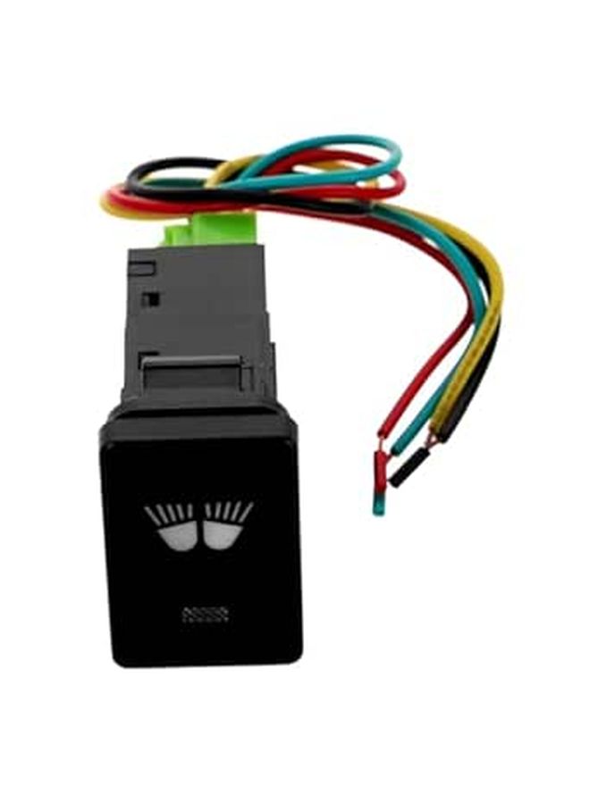 White LED On Off Car Light Switch Push Button Automotive Rocker Switch Replacement - Image 1