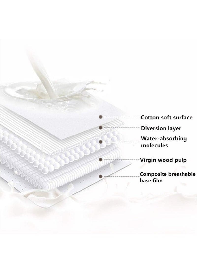 Free Air 100 Pieces Disposable Soft Nursing Pads for Breastfeeding, Individually Wrapped and Highly Absorbent Breast Pads. Ultra-Thin, Breathable, Leak-Proof Design Ensures Comfort and Convenience for Postpartum Mothers (White) - Image 2