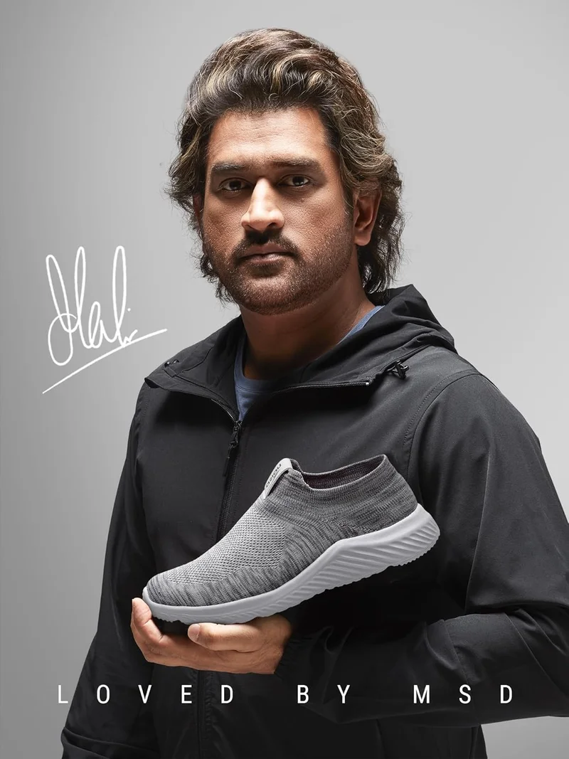 Asian Light Grey Slip-On Sports Shoes for Men and Boys