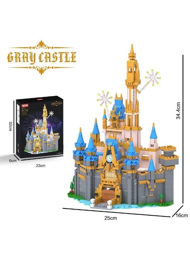 القلعة السحرية البنات تجميع نماذج المعمارية البالغين صعبة هدايا عيد ميلاد - Image 3