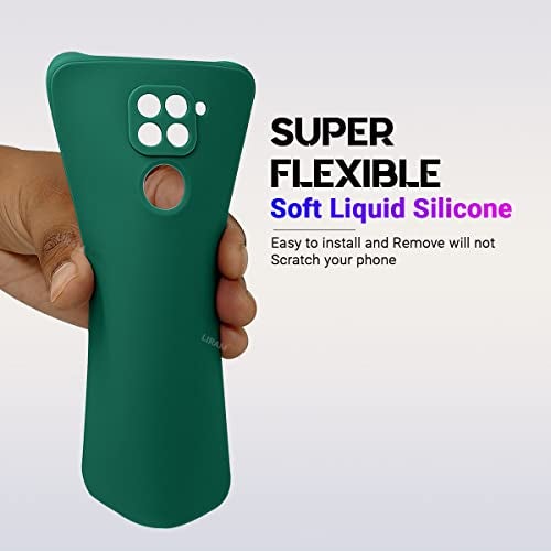LIRAMARK Silicone Soft Back Cover Case for Xiaomi Redmi Note 9 (Silicone Green) - Image 4