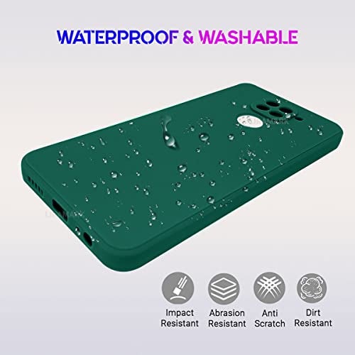 LIRAMARK Silicone Soft Back Cover Case for Xiaomi Redmi Note 9 (Silicone Green) - Image 5