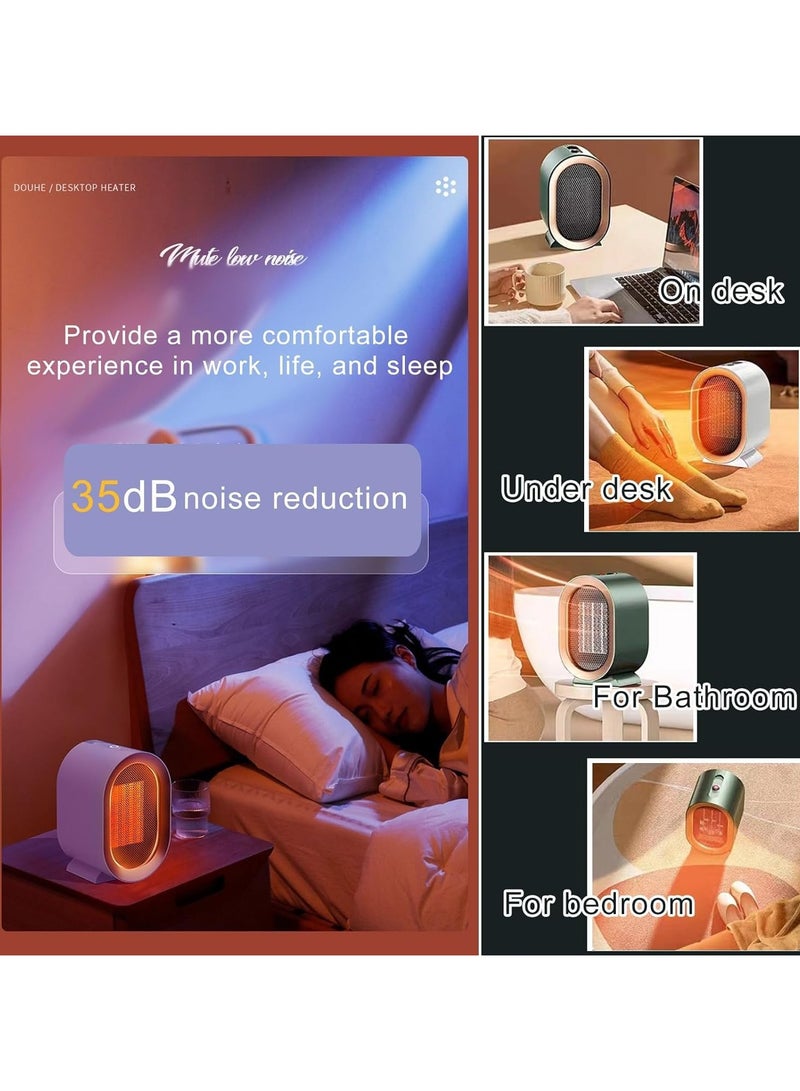 سخانات داخلية، سخانات صغيرة محمولة تعمل بالكهرباء لتدفئة الغرف، سخانات ميني بقوة 1000 واط لتحديث سخانات المكاتب والمنازل الصغيرة - Image 5