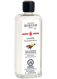 Maison Berger MAISON BERGER Vanilla Gourmet | Lampe Fragrance Refill for Home Fragrance Oil Diffuser | Purifying and perfuming Your Home | 33.8 Fluid Ounces - 1 Liter | Made in France  - Image 1