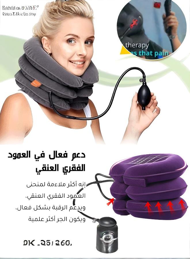 Travel Pillow, Adjustable Flight Pillow, Ergonomic Neck Cushion, With 360° Head Support Lightweight Traveling Pillow for Long Flights Plane, Office, Cars Sleeping & Rest-Deflates flat for easy storage - Image 2