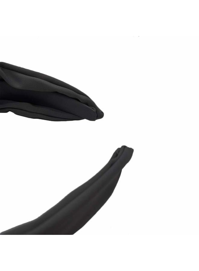 Etercycle Headband for Women, Knotted Wide Headband, Yoga Hair Band Fashion Elastic Hair Accessories for Women and Girls (Black) - Image 5