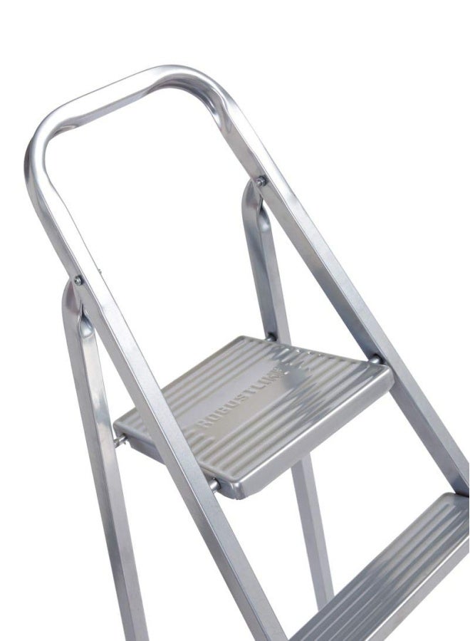 ROBUSTLINE 5 Step Steel Ladder Heavy Duty Steel Ladder Ultra Stable Folding Ladder Steel Ladder For Indoor Outdoor Diy  - Image 3