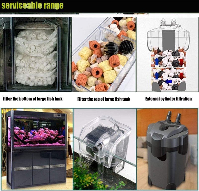 VAYINATO ® Family Portrait Mixed Bio Filter Media with Net Bag, 500G for Ponds, Aquarium Fish Tank Filter by Petzlifeworld - Image 5