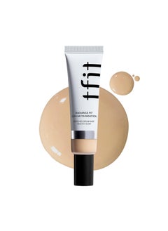 TFIT TFIT Radiance Fit Serum Foundation - Flawless Coverage, Dewy finish, Long-lasting, Lightweight, Korean Makeup,1.05 Oz. (N1.5 Suede, 1.05 Oz.) 