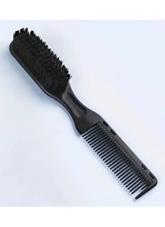 ORiTi Men's Double Sided Hair Brush Nylon Beard Comb Hair Styling Comb For Barber Salon Home Use  - Image 1