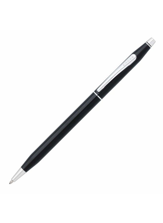 Cross Classic Century Black Lacquer Ballpoint Pen With 2 Bonus Refills - Image 1