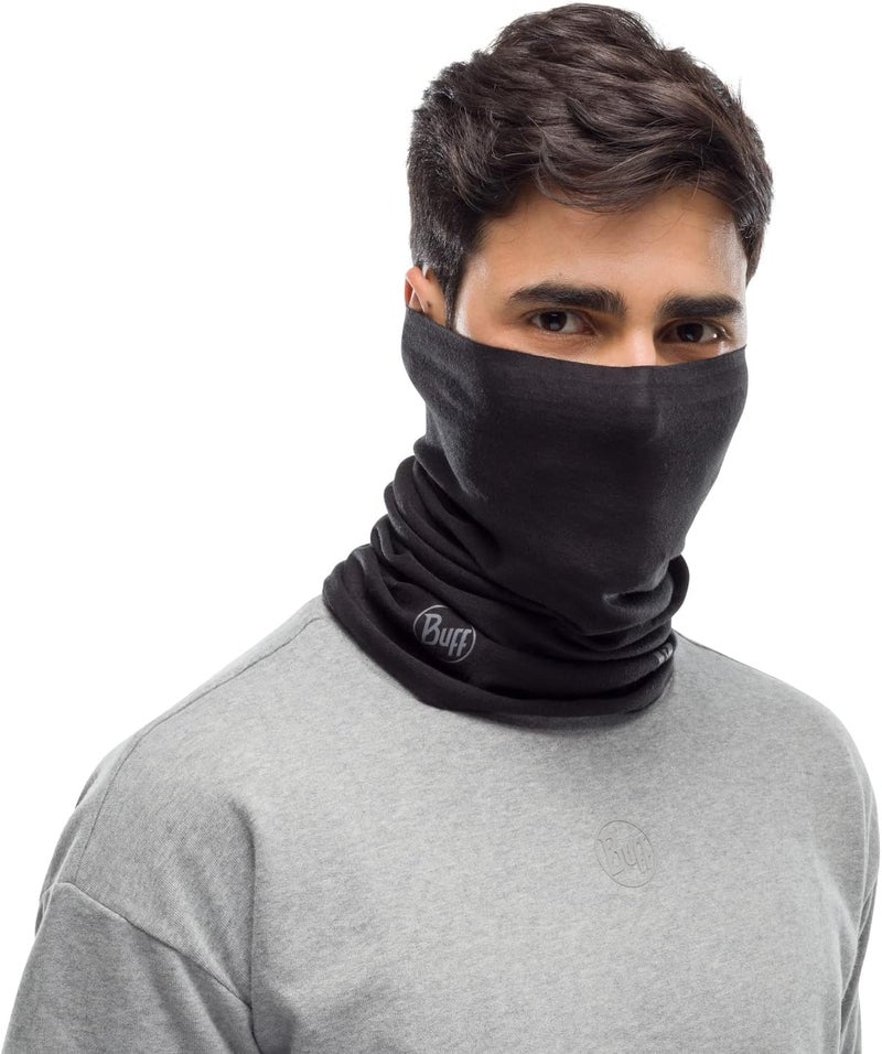 Buff Thermonet Neckwarmer - Solid Black - Image 3