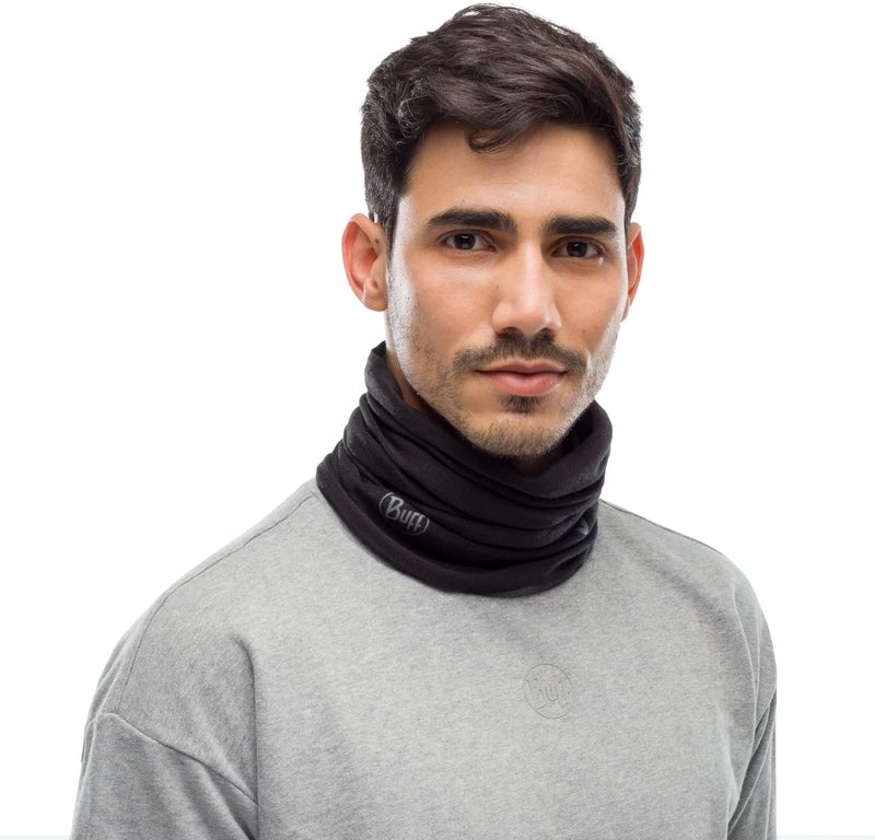 Buff Thermonet Neckwarmer - Solid Black - Image 2