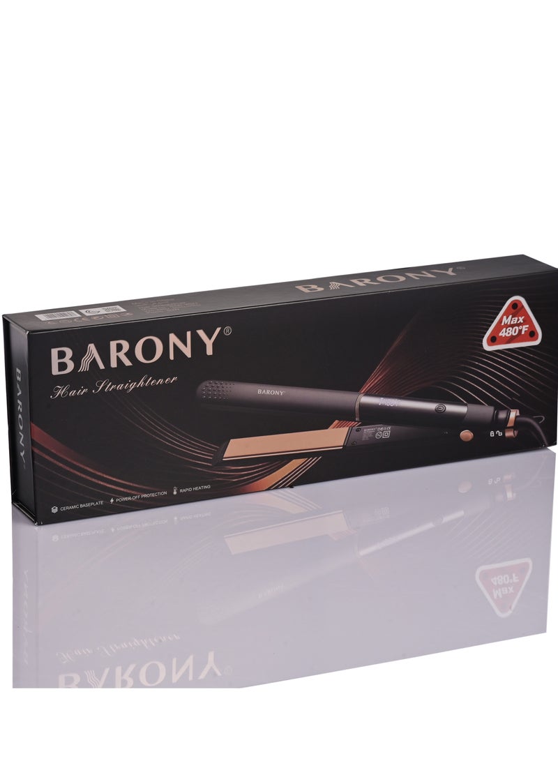 باروني مملس شعر سيراميك نحيف ديجيتال - أسود - Image 2