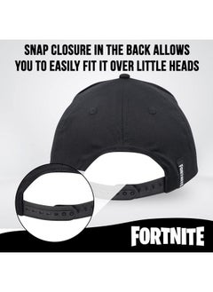 FORTNITE Baseball Cap For Boys, Quality Made Boys Hat And Fitted Cap, Flatbrim Baseball Fortnite Hat With Sleek Design  - Image 4