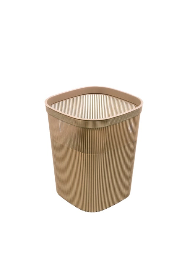 co arma Stylish plastic wastebasket with a versatile design for the bedroom, bathroom, office, 14-liter capacity. - Image 2