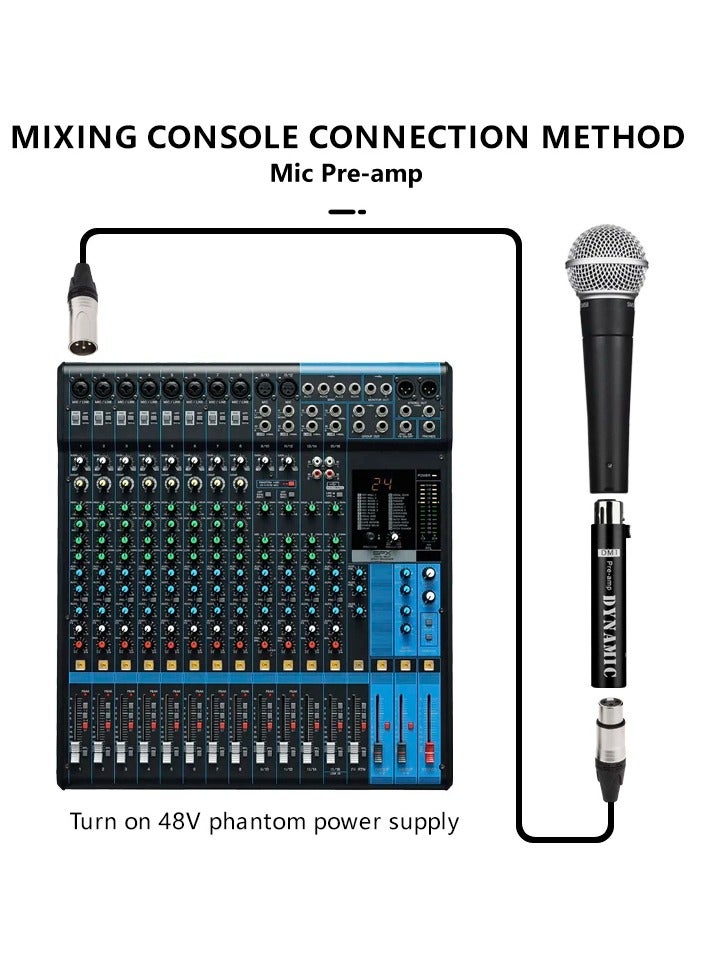 Microphone Preamplifier, 28db Portable Gain Amplifier, High Audio Quality Mic Booster Preamplifier, Active Dynamic Microphone Amplifier For Live Streaming Karaoke Broadcast Studio Vocal Recordings  - Image 4