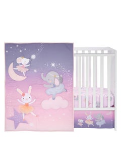 Bedtime Originals Bedtime Originals Tiny Dancer 3-Piece Ballet Baby Crib Bedding Set - Elephant  - Image 2