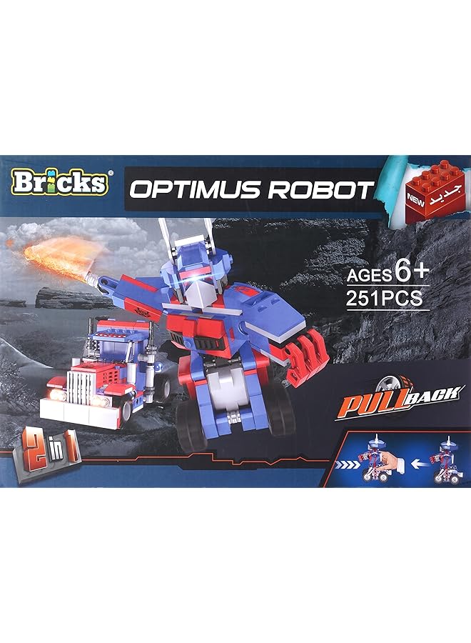 Bricks Blocks Optimus Robot 251Pcs - Image 1