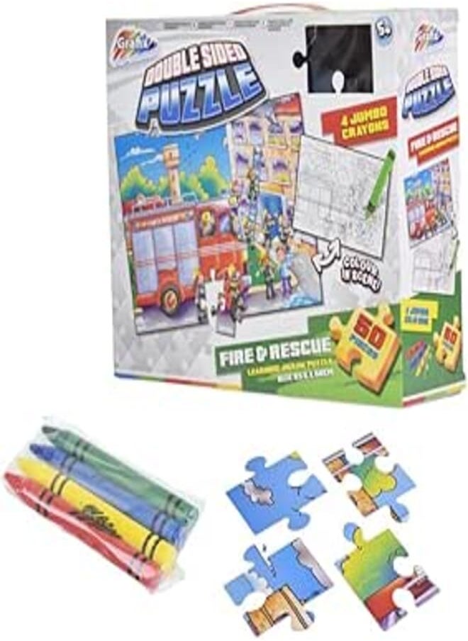 Grafix Grafix Double Puzzle - Size 84x56cm 50 Pieces - Multicolor 