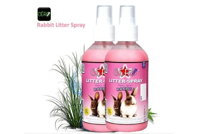 Cero ® Rabbit Litter Spray Decontaminant (200ml) 2PC-Combo - Image 2