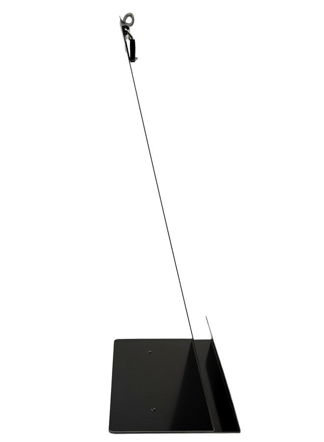 Saunders Free Standing Clipboard and Tablet Stand, Black Letter Size Paper Organizer with Steel Clip for Office, School & Work - Clip Board Paper Stand Holds Documents, Tablets & Phones - Made in USA - Image 5