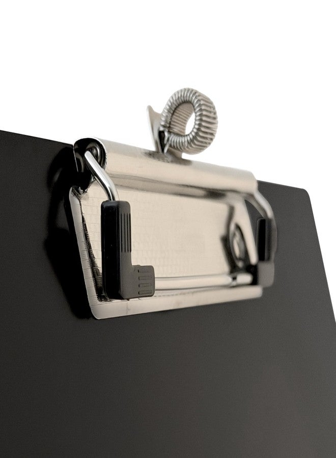 Saunders Free Standing Clipboard and Tablet Stand, Black Letter Size Paper Organizer with Steel Clip for Office, School & Work - Clip Board Paper Stand Holds Documents, Tablets & Phones - Made in USA - Image 4