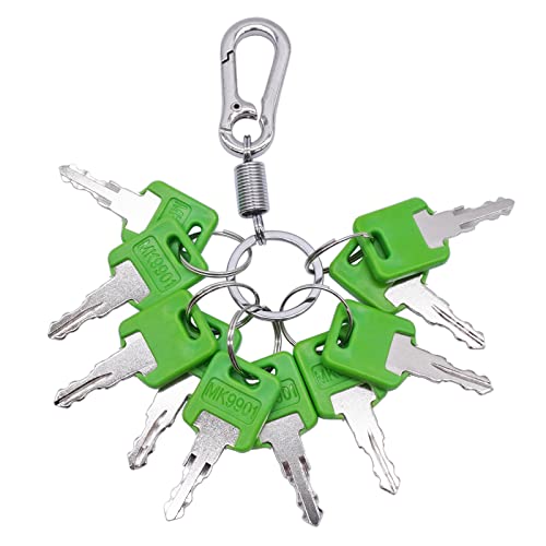 HABIIID 10 Pcs Keys RV MK9901 Compatible with FIC Code 9901 6601 RvMotorhomeMaster Green Key - Image 1
