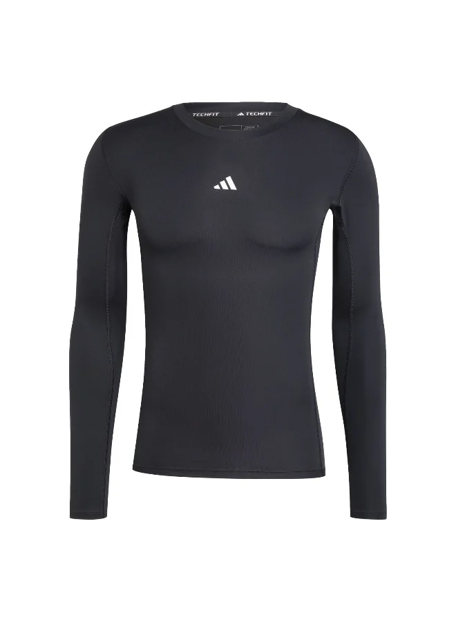 Adidas Adidas Tf Ls Tee Black Training T-Shirts For Men XS