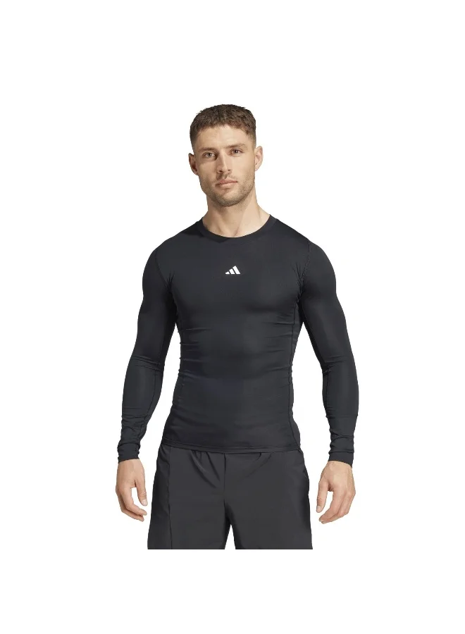 Adidas Adidas Tf Ls Tee Black Training T-Shirts For Men XS