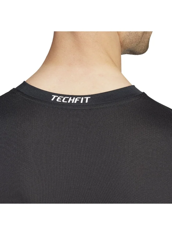 Adidas Adidas Tf Ls Tee Black T-Shirt (Long Sleeve) T-Shirts For Men
