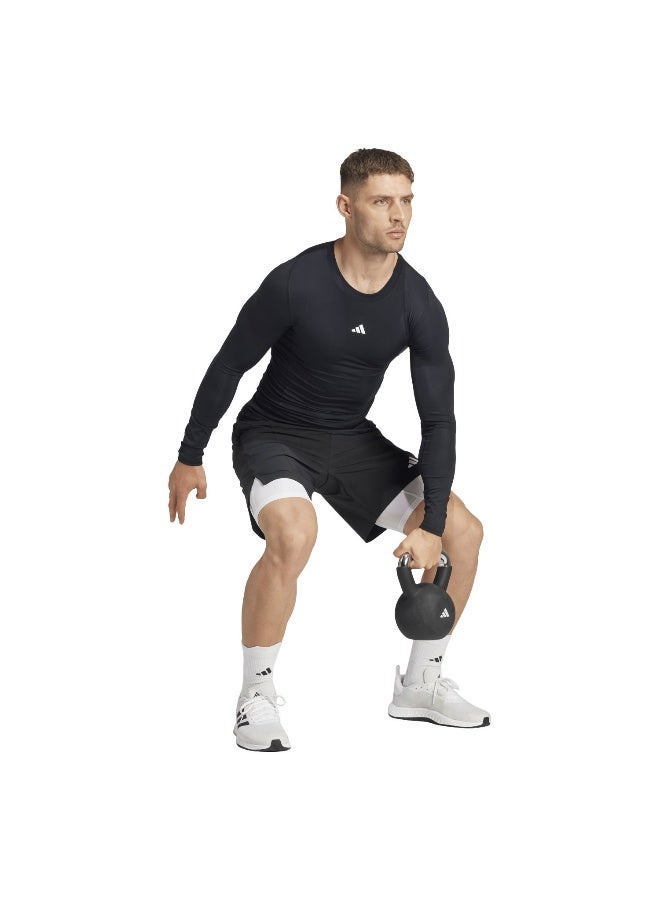 اديداس تيشيرت Techfit Compression Training Long Sleeve - Image 5