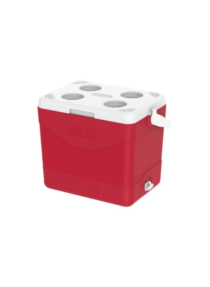 Cosmoplast 24L KeepCold Picnic Icebox RED 