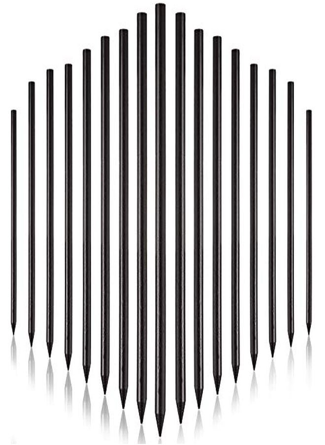 WILLBOND 20 Pieces Vintage Wood Hair Sticks Pencil Hair Sticks Chopstick Hair Clip Black Long Hairpins, Chinese Hair Chopsticks For Women And Girls Bun Hairstyles Decorative Holder  - Image 1