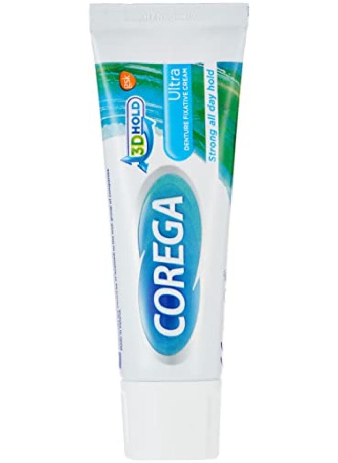 COREGA Corega Denture Fixative Cream, Ultra Cream For Teeth & Gums, 40 G  - Image 2
