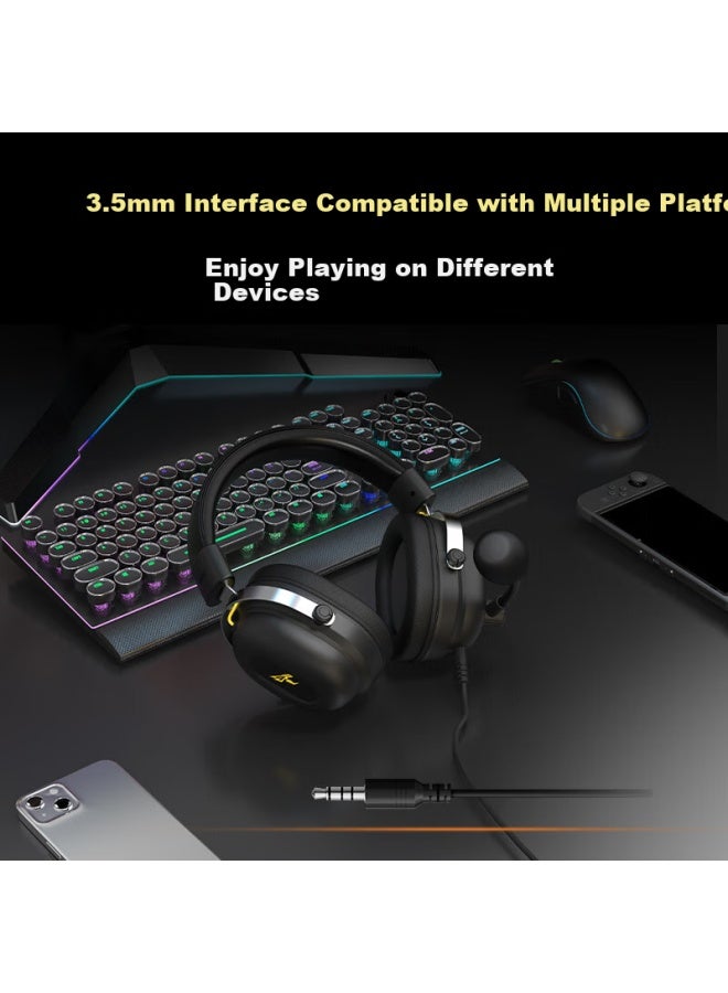 Somic G936 Pro+ 3.5mm Headset With Microphone, Noise-canceling, Sound Positioning, Compeion-grade, Computer Gaming Headset, Cs2 Pubg Fps - Image 2